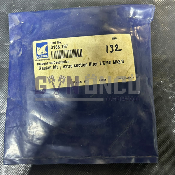 3188-197 GASKET KİT EXTRA SUCTION FILTER