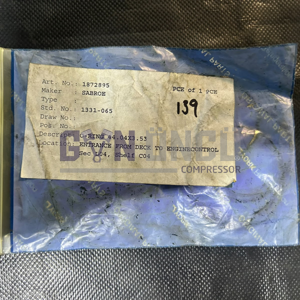 1331- 065 1872-895 O-RING
